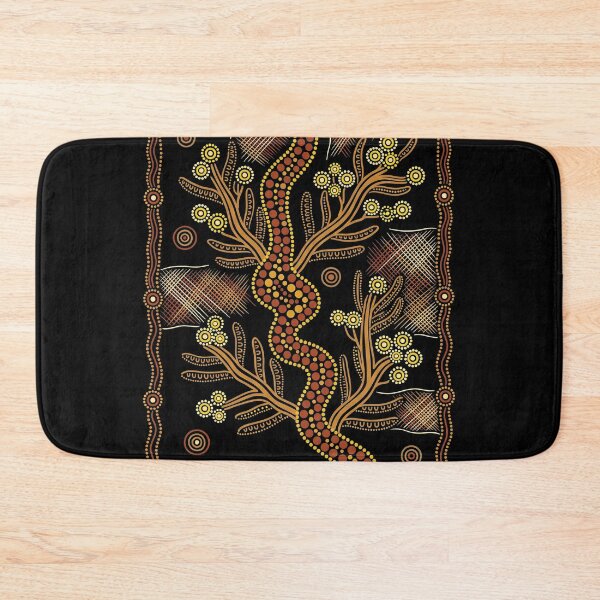 Item preview, Desert Sunburst: Aboriginal Style Phebalium Glandulosum Botanical Art designed and sold by FreiherrPK.