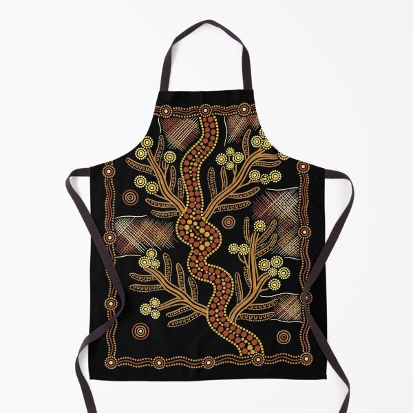 Item preview, Desert Sunburst: Aboriginal Style Phebalium Glandulosum Botanical Art designed and sold by FreiherrPK.
