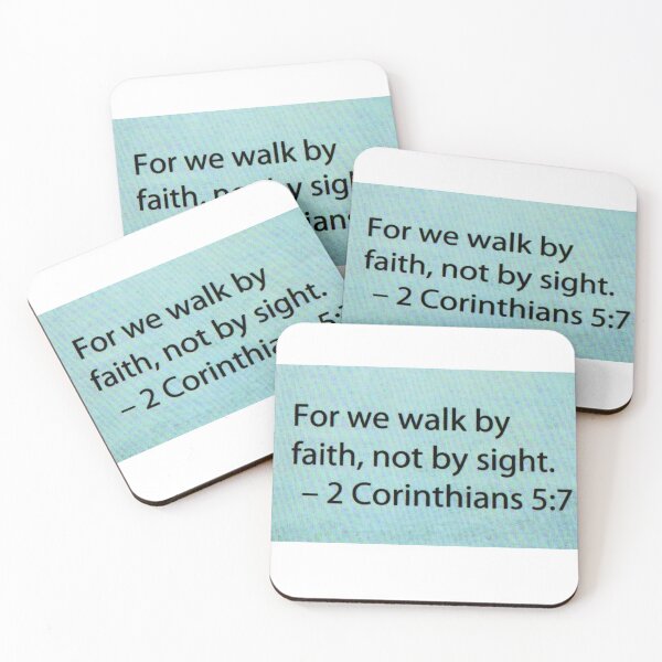 Item preview, 2 Corinthians 5:7 designed and sold by di-Vera-Rosati.