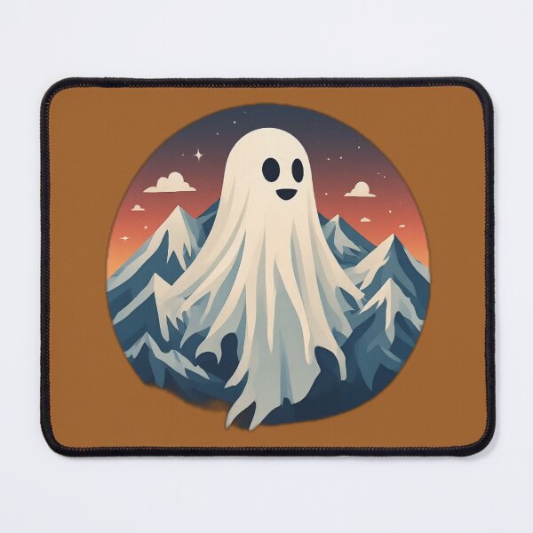 Item preview, Cute Ghost Mountain Night – Aesthetic Halloween Art designed and sold by Suksak.