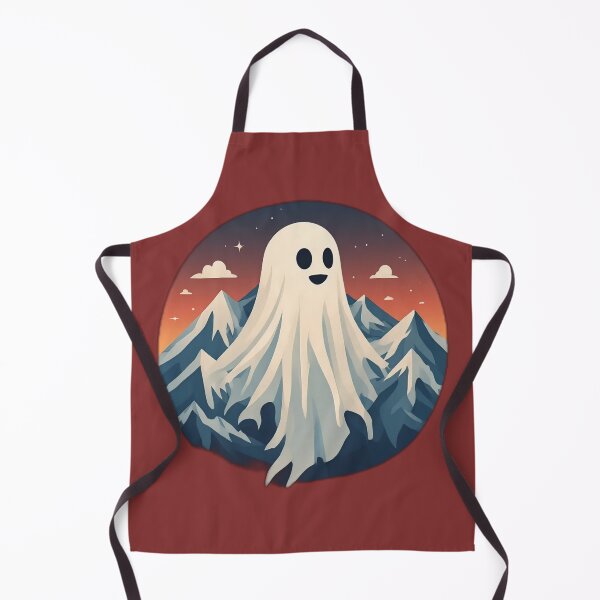 Item preview, Cute Ghost Mountain Night – Aesthetic Halloween Art designed and sold by Suksak.