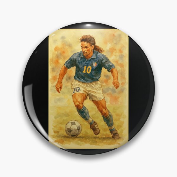 Item preview, Roberto Baggio, leyenda clásica del fútbol designed and sold by Sarcastic designs.