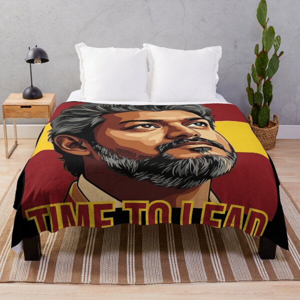 Item preview, Thalapathy Vijay Time to Lead TVK Flag Tamil Kollywood  designed and sold by alltheprints.