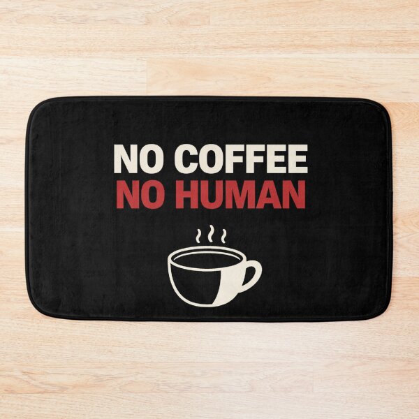 Item preview, No Coffee No Human Funny Coffee Shirt Introvert Sarcastic Humor Caffeine Tee designed and sold by VibeOffline Studio.