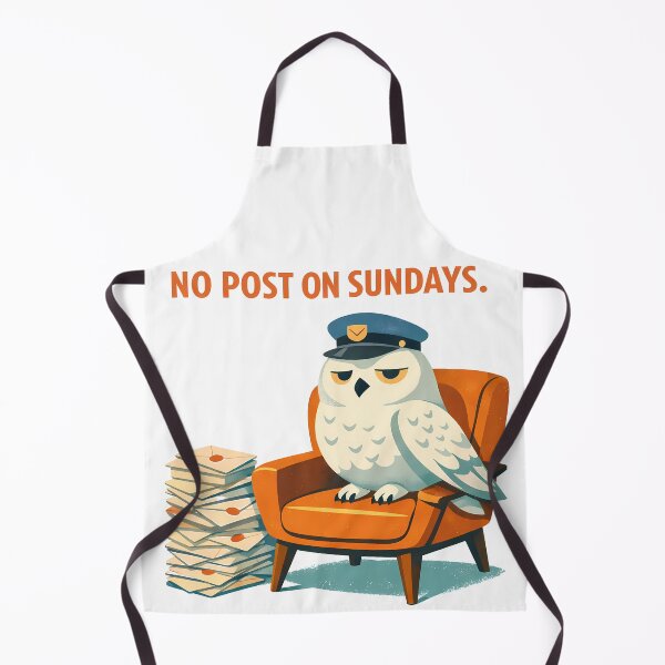 Item preview, Retro Owl No Post On Sundays Vintage Poster designed and sold by agearb.