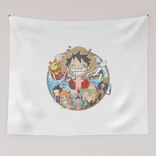Item preview, Luffy & Crew Circle Artwork designed and sold by Snowdog-Art.