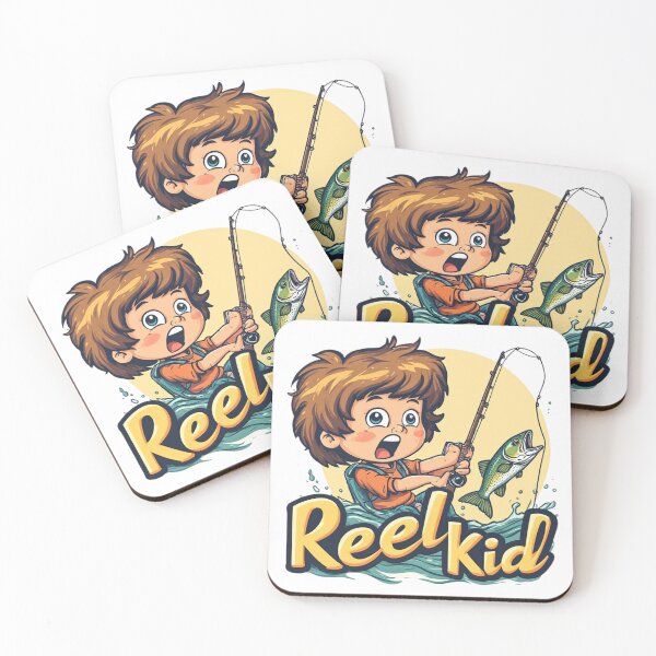 Item preview, Reel Kid – Cute Little Fisherman Kids Fishing Shirt designed and sold by tareankush.