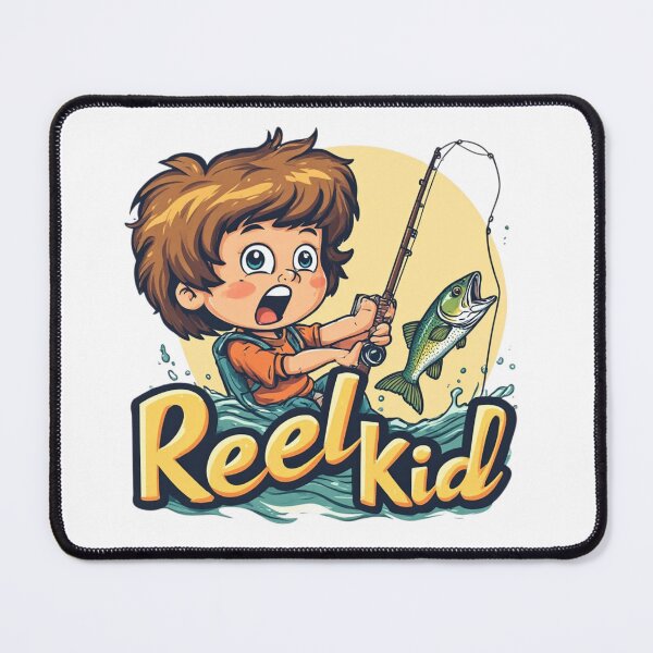 Item preview, Reel Kid – Cute Little Fisherman Kids Fishing Shirt designed and sold by tareankush.