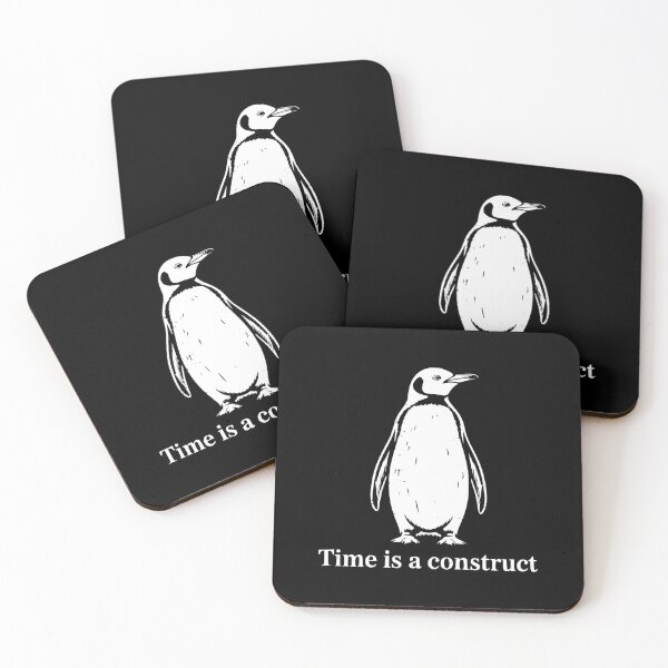 Item preview, Time Is a Construct Penguin Existential Humor designed and sold by theartfulaspie.