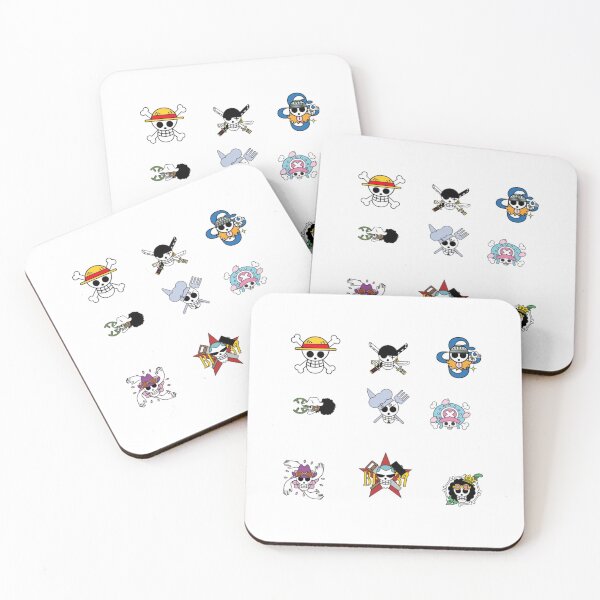 Item preview, One Piece Mini Jolly Roger Icons designed and sold by Snowdog-Art.