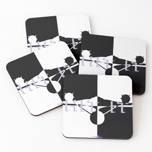 Item preview, black n white quad hit it designed and sold by Lost Waters of Enceladus.
