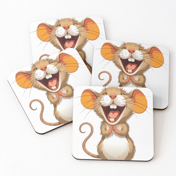 Item preview, Joyful Laughing Little Mouse Cartoon Character designed and sold by PholPol1959.
