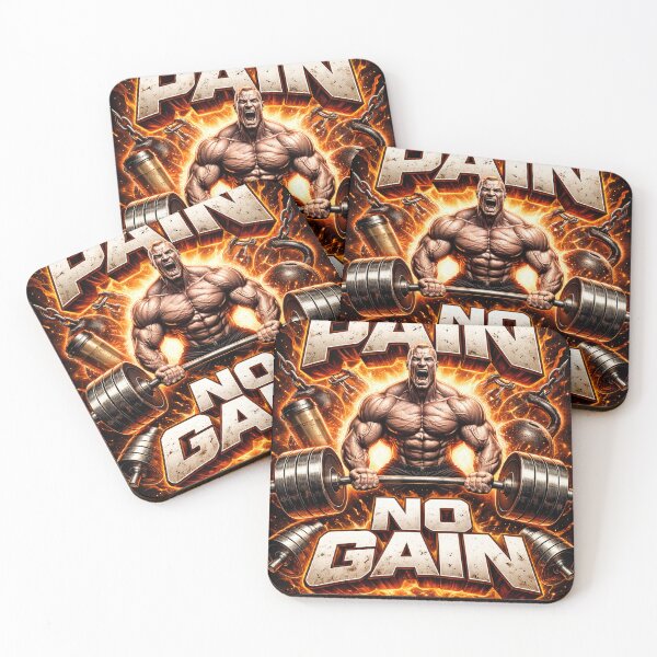 Item preview, No pain no gain designed and sold by Pecata.