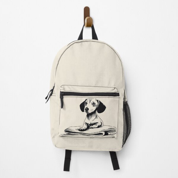 Item preview, Cute dog sits on newspaper designed and sold by anytka.