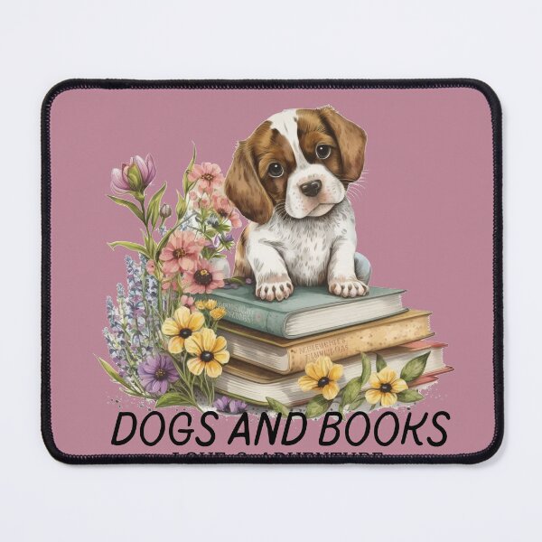 Item preview, Dogs and Books, Love And Adventure designed and sold by KortsaCrea.