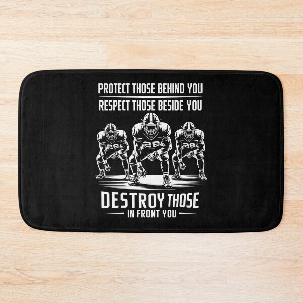 Item preview, Destroy In Front Football Motivation Quote designed and sold by flagylART.