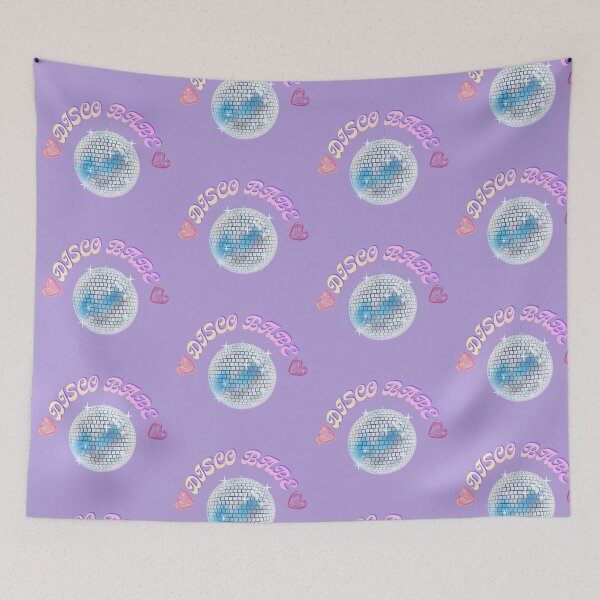 Item preview, Purple Aesthetic Disco Babe -  disco ball Y2K Style  designed and sold by Hidden Relic Muse.