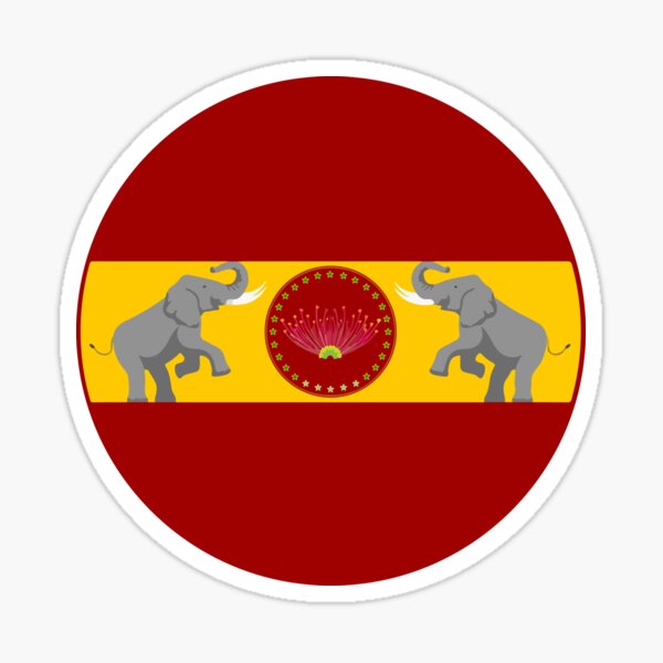 Thalapathy Vijay TVK Flag Tamil Kollywood Sticker