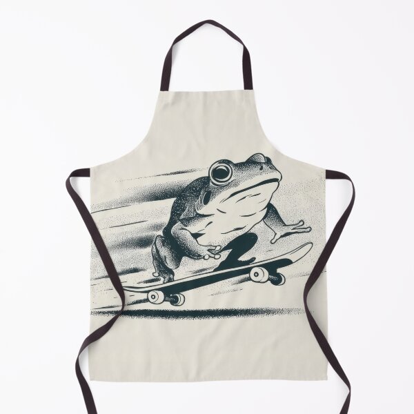 Item preview, Frog rides skateboard at high speed designed and sold by anytka.