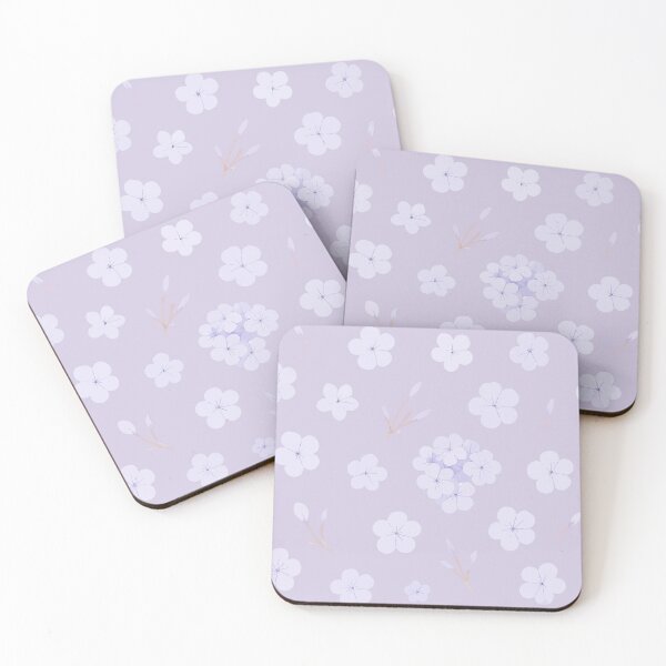 Item preview, Seamless Purple Floral Pattern Light Violet Background designed and sold by VitSArt.