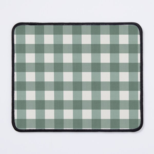 Item preview, Classic Gingham Pattern in Muted Teal and White designed and sold by papierquarell.