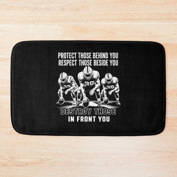 Item preview, Protect Respect Destroy Football Line Quote designed and sold by flagylART.