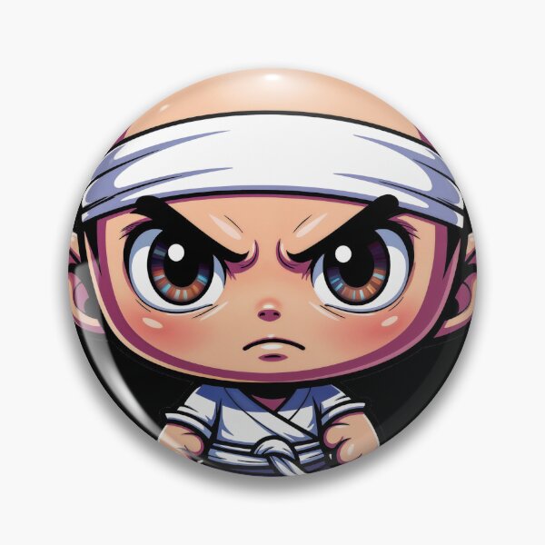 Item preview, Angry Chibi Martial Artist - Cute Fighter Anime Character Design designed and sold by FightModeStudio.