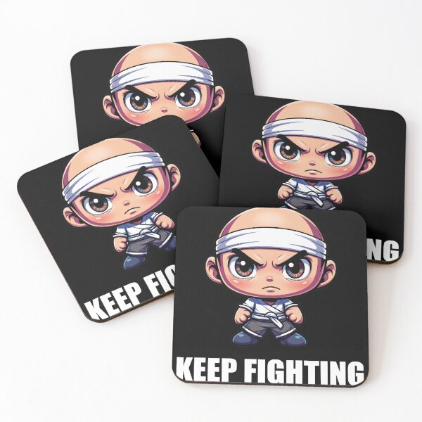 Item preview, Angry Chibi Martial Artist - Cute Fighter Anime Character Design designed and sold by FightModeStudio.