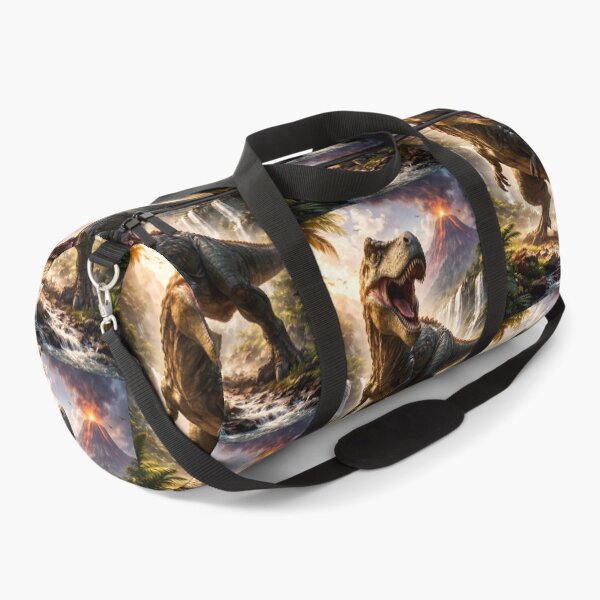 Item preview, Epic T-Rex Primal Roar: Volcano and Waterfalls designed and sold by Dreamy Armine Art.