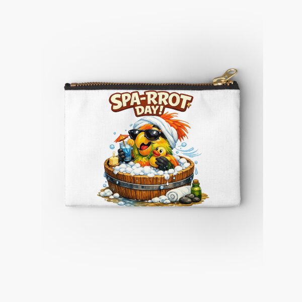 Item preview, Spa-rrrot Day Funny Parrot Spa Relax Design designed and sold by Gezonde-Voeding.