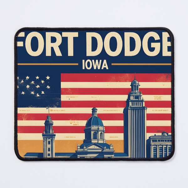 Item preview, Fort Dodge Iowa 1950s USA Vintage Travel Tourism designed and sold by TravelersGems.