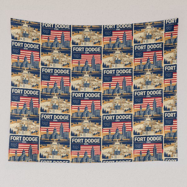 Item preview, Fort Dodge Iowa 1950s USA Vintage Travel Tourism designed and sold by TravelersGems.