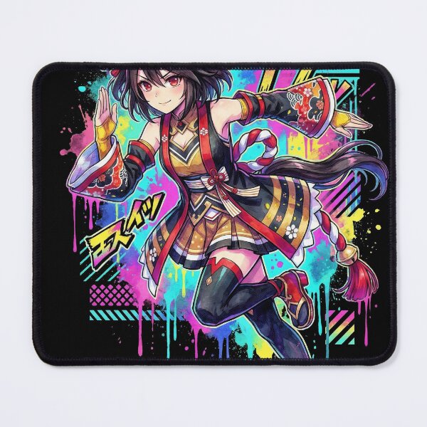 Item preview, Kitasan Black Umamusume Pretty Derby Black Hair White Streak Portrait designed and sold by Senpaiwaves.
