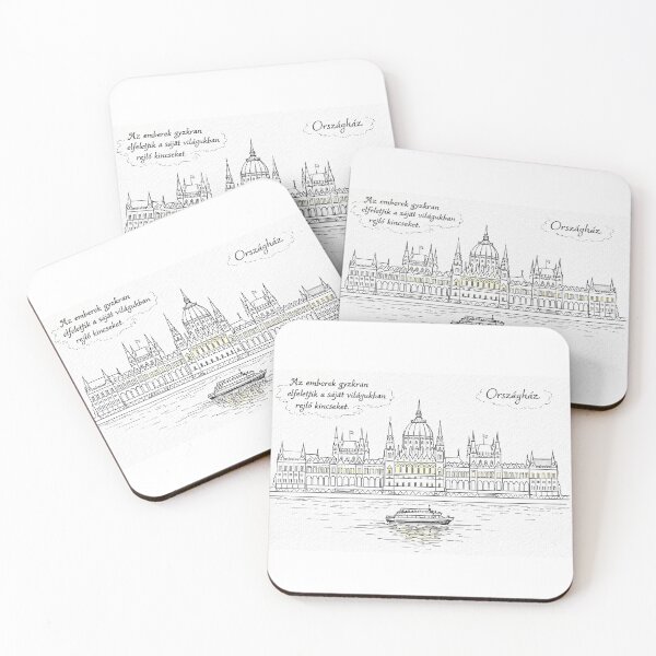 Item preview, Minimal Budapest Line Art designed and sold by bubuandfriends.