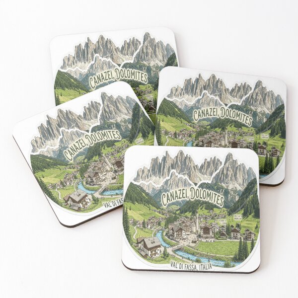 Item preview, Canazei Dolomites - The charming village designed and sold by SohibArt.