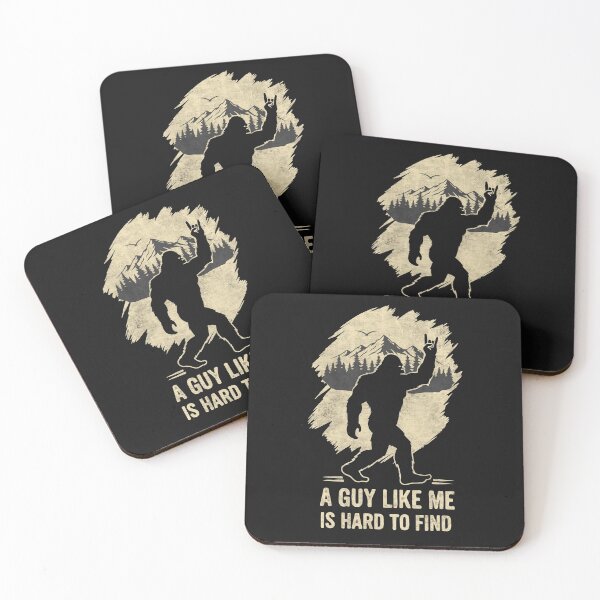 Item preview, A Guy Like Me is Hard to Find Bigfoot Rock Sasquatch Humor Hiking Lover Gift designed and sold by alenaz.