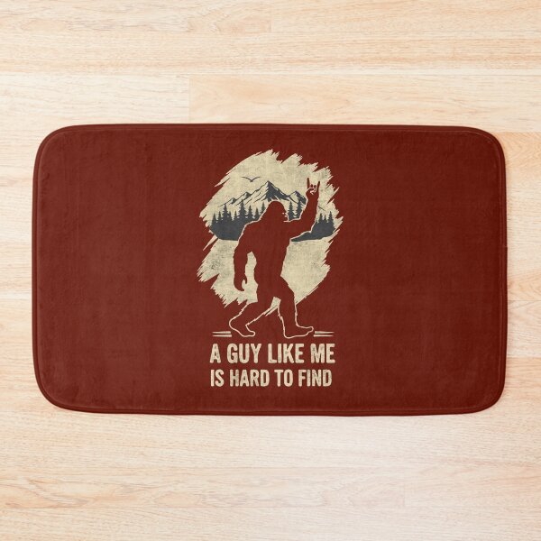 Item preview, A Guy Like Me is Hard to Find Bigfoot Rock Sasquatch Humor Hiking Lover Gift designed and sold by alenaz.