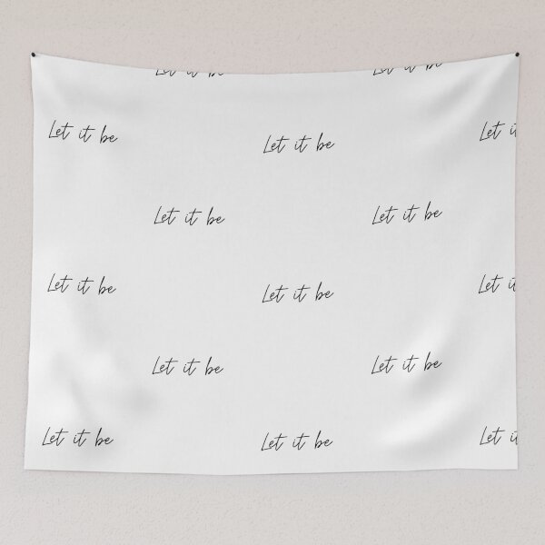 Item preview, Let It Be – Minimalist Typography designed and sold by CosmicCutouts.