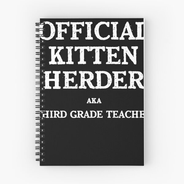 Item preview, Official Kitten Herder  Third Grade Funny Third Grade 3rd Teacher Appreciation Gift designed and sold by threadsmonkey.