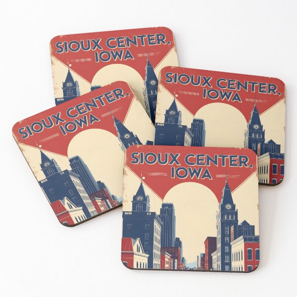 Item preview, Sioux Center Iowa 1950s USA Vintage Travel Tourism designed and sold by TravelersGems.