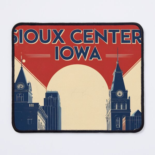 Item preview, Sioux Center Iowa 1950s USA Vintage Travel Tourism designed and sold by TravelersGems.