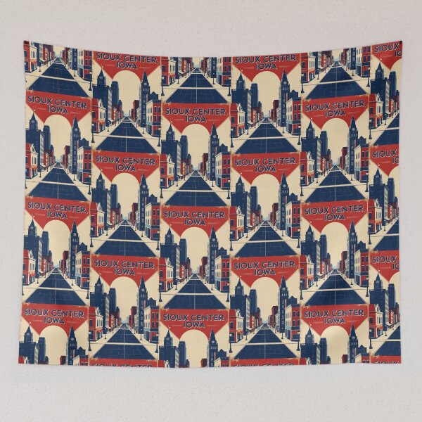 Item preview, Sioux Center Iowa 1950s USA Vintage Travel Tourism designed and sold by TravelersGems.