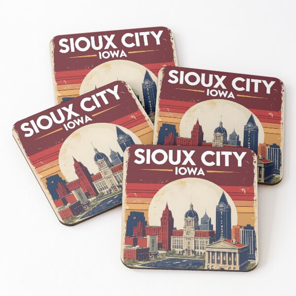 Item preview, Sioux City Iowa 1950s USA Vintage Travel Tourism designed and sold by TravelersGems.