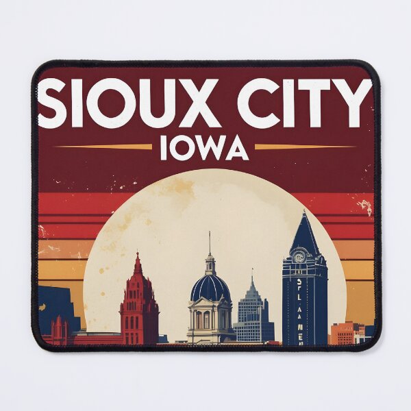 Item preview, Sioux City Iowa 1950s USA Vintage Travel Tourism designed and sold by TravelersGems.