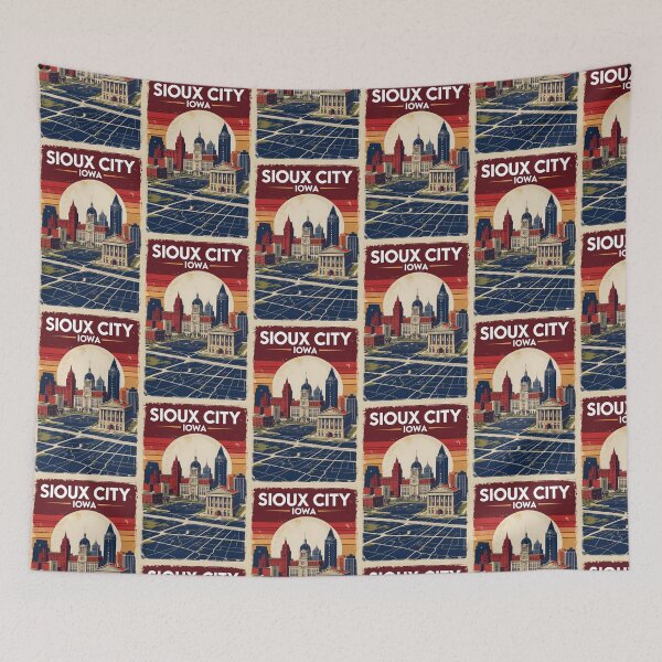 Item preview, Sioux City Iowa 1950s USA Vintage Travel Tourism designed and sold by TravelersGems.