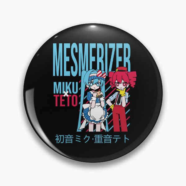 Item preview, Mesmerizer Miku x Teto – Vaporwave Anime Duo Aesthetic Design designed and sold by Italkam.