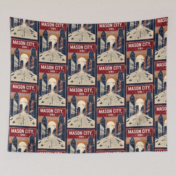Item preview, Mason City Iowa 1950s USA Vintage Travel Tourism designed and sold by TravelersGems.