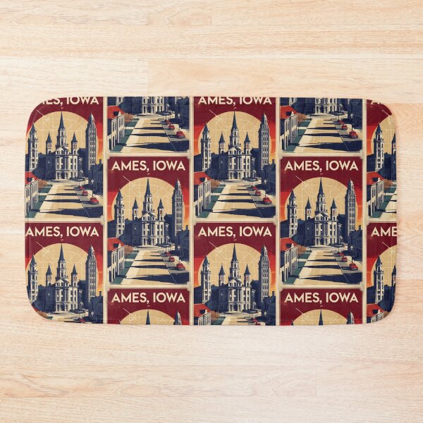 Item preview, Ames Iowa 1950s USA Vintage Travel Tourism designed and sold by TravelersGems.