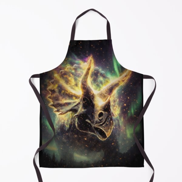 Item preview, Glowing Triceratops Aurora Dinosaur Fantasy Art designed and sold by Syrupulse.