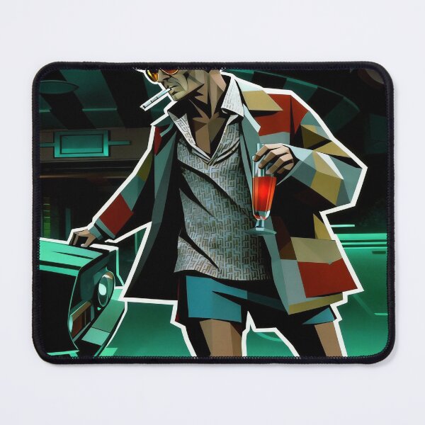Item preview, Gonzo Geometric: The Bat Country Legend Sticker designed and sold by CleverCulture.